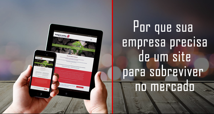 Por que sua empresa precisa de um site para sobreviver no mercado