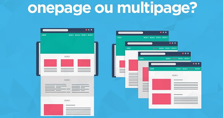 Prós e Contras da Criação de Site OnePage e MultiPages