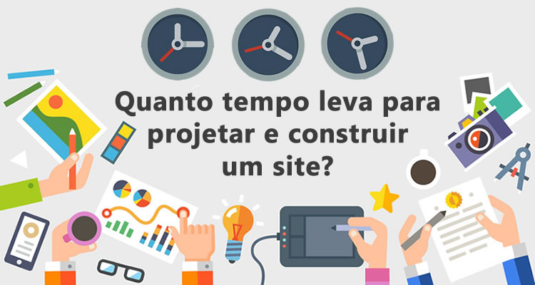 Quanto tempo leva para projetar e construir um site?