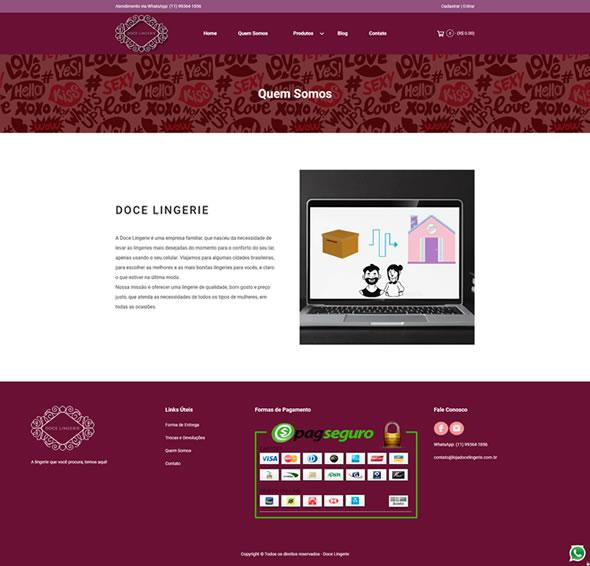 Doce Lingerie - Loja Virtual