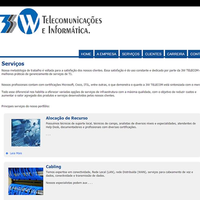 Serviços 3w Telecom