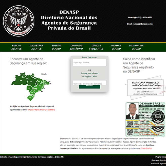Diretório Nacional dos Agentes de Segurança Privada do Brasil